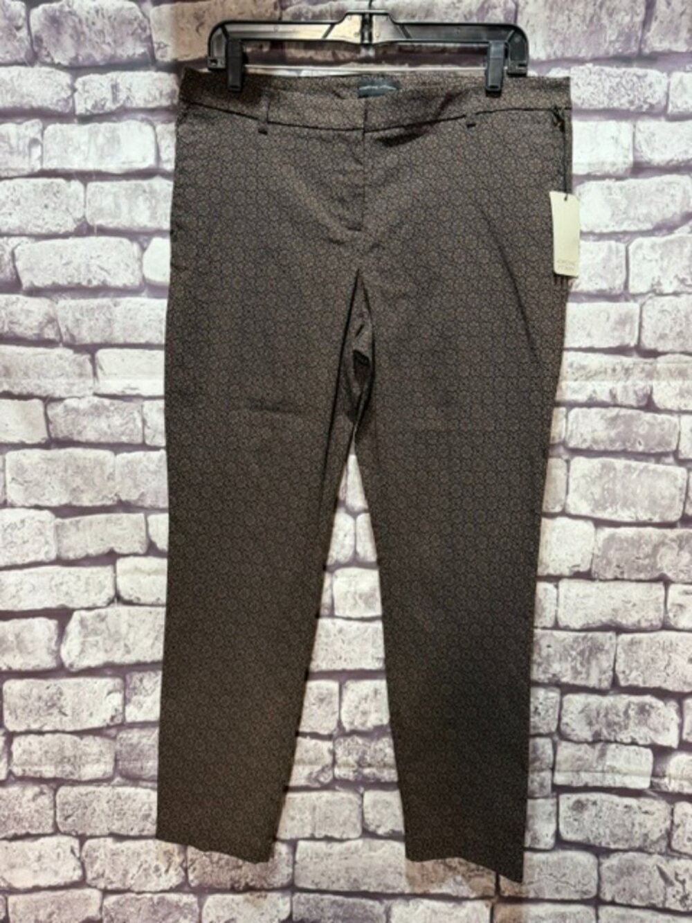 Adrienne Vittadini NWT Black & Brown Dress Pants Size 12